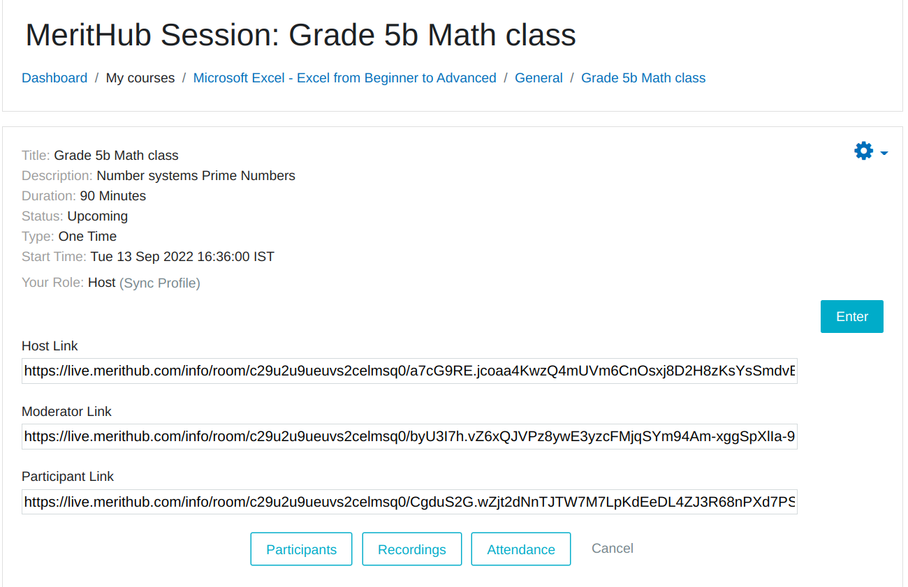 personal drive in live classroom